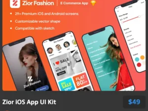 zior ios app ui kit