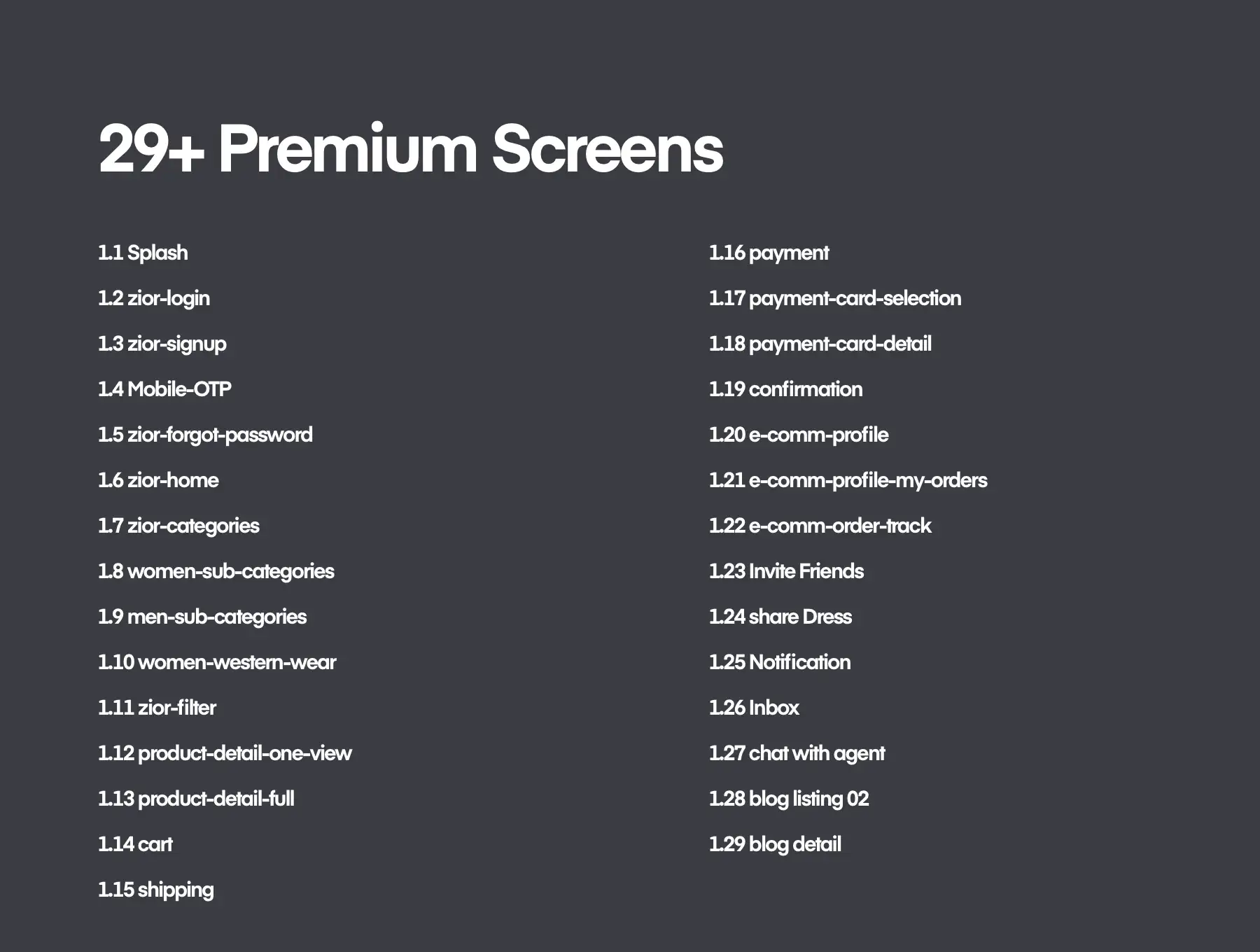 Zior iOS App UI Kit 5 zior ios app ui kit3