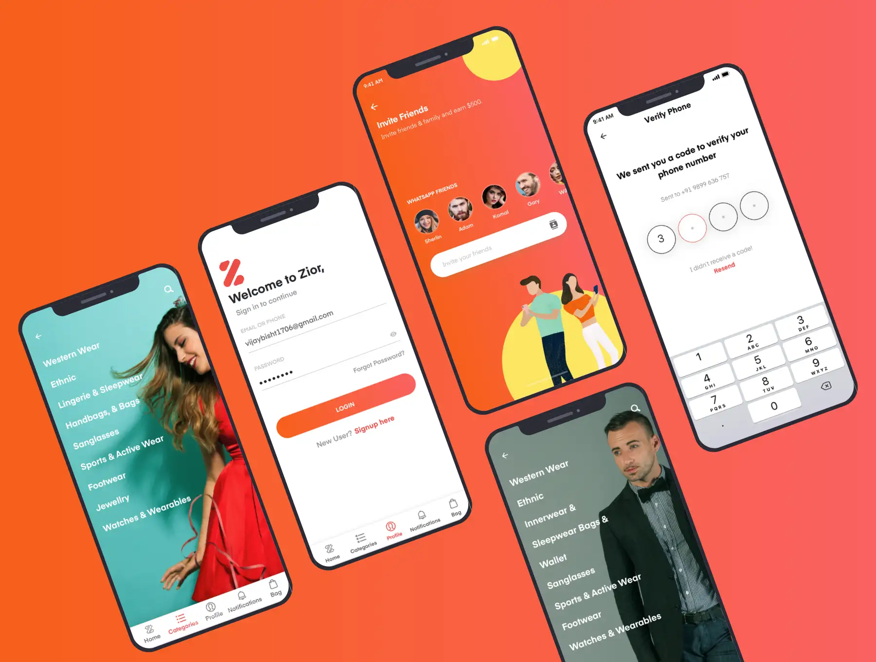 Zior iOS App UI Kit 6 zior ios app ui kit4