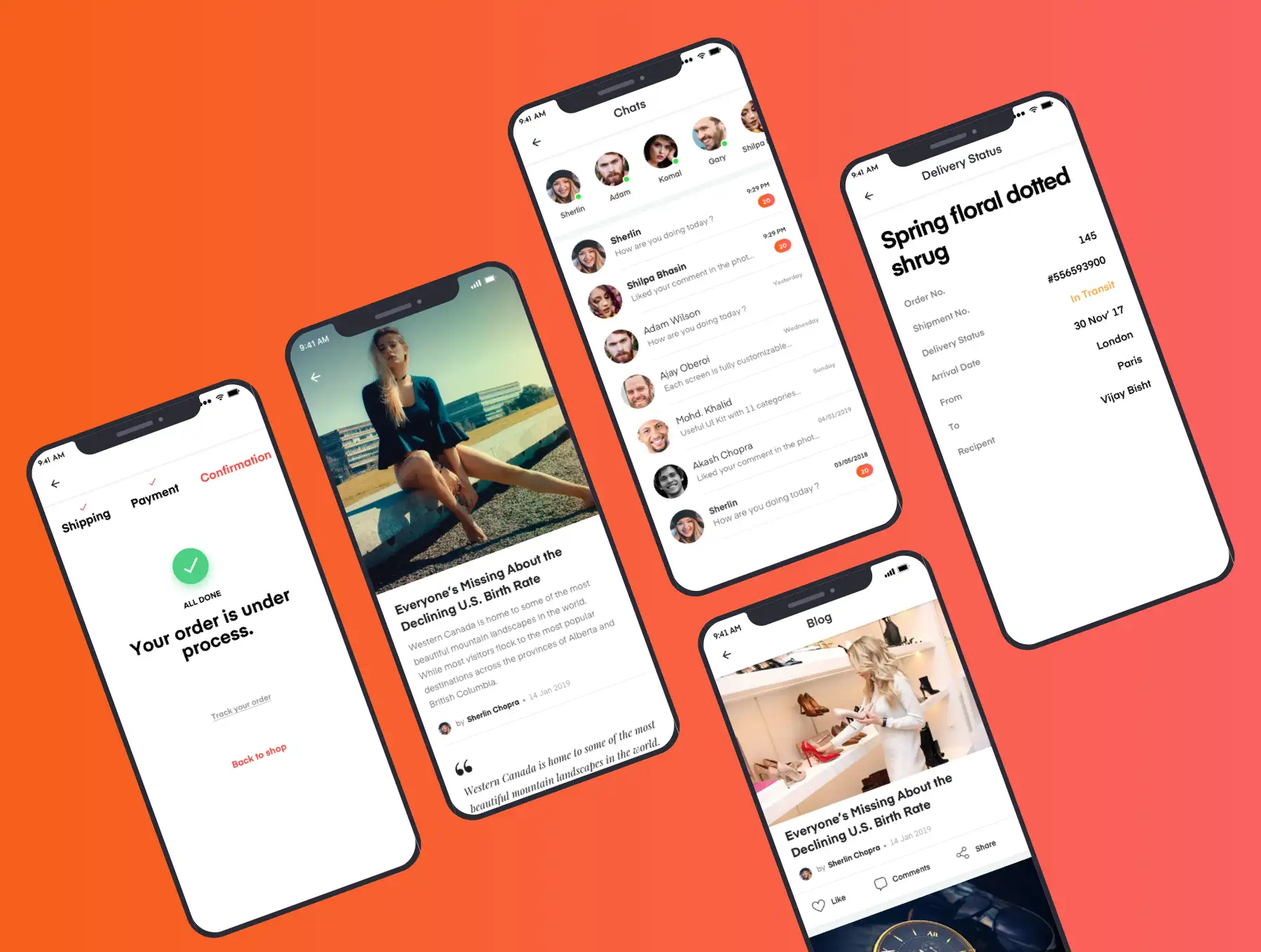 Zior iOS App UI Kit 8 zior ios app ui kit6