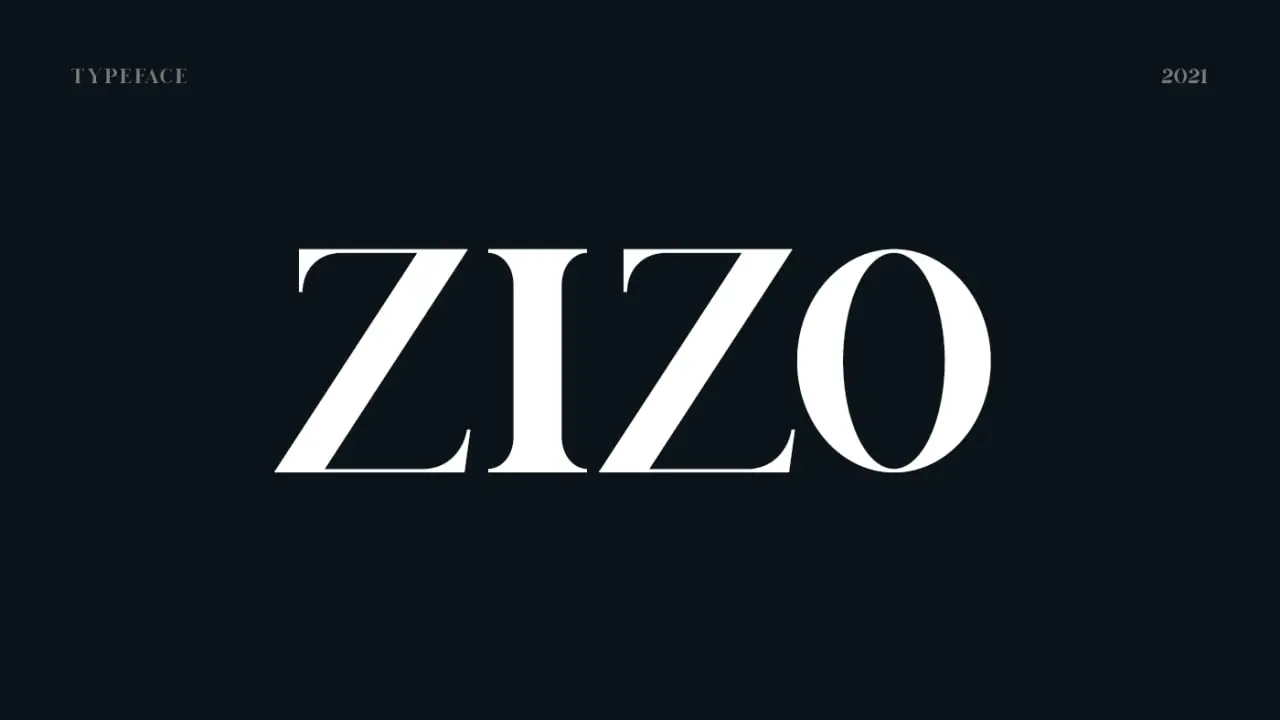 Zizo Font 1 zizo font