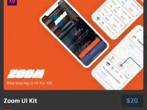 zoom bike scooter sharing ui kit for ios