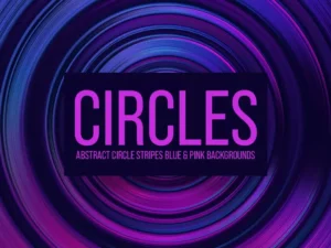 abstract circle stripes blue pink backgrounds1