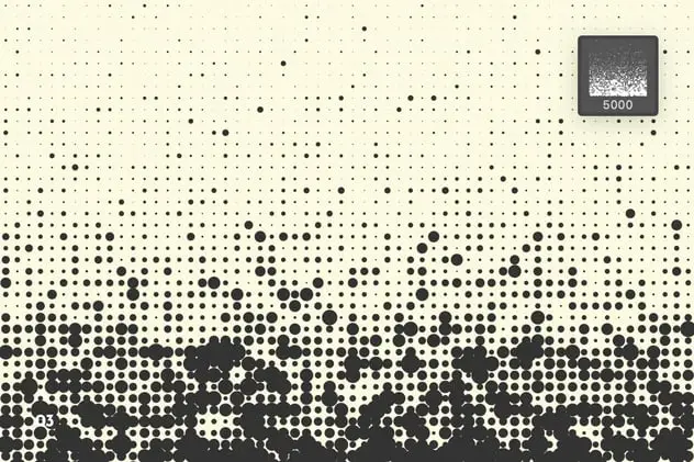 Abstract Halftone Photoshop Brushes