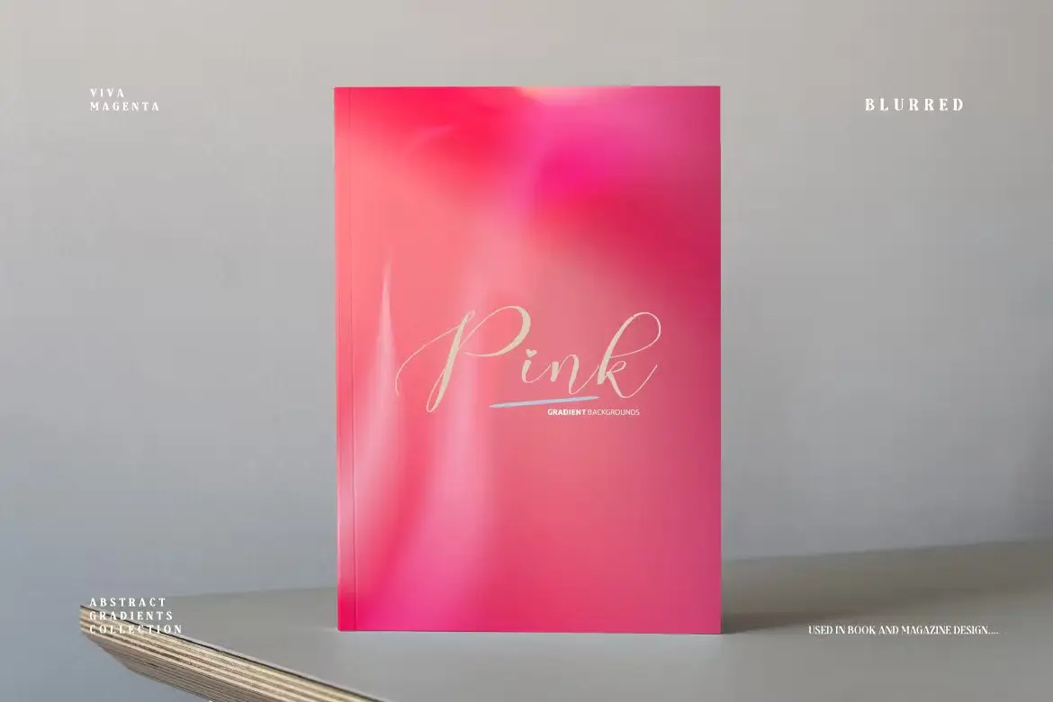 Abstract Pink Gradient Backgrounds