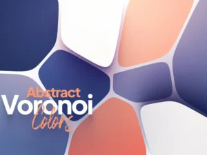 abstract voronoi colors background1