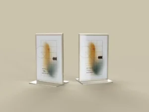 acrylic table tent mockups6 1
