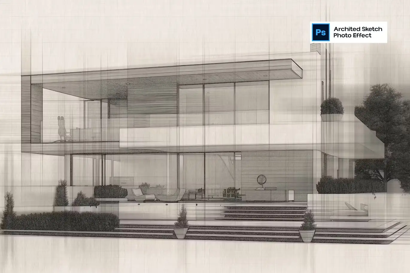 Archited Sketch Photo Effect