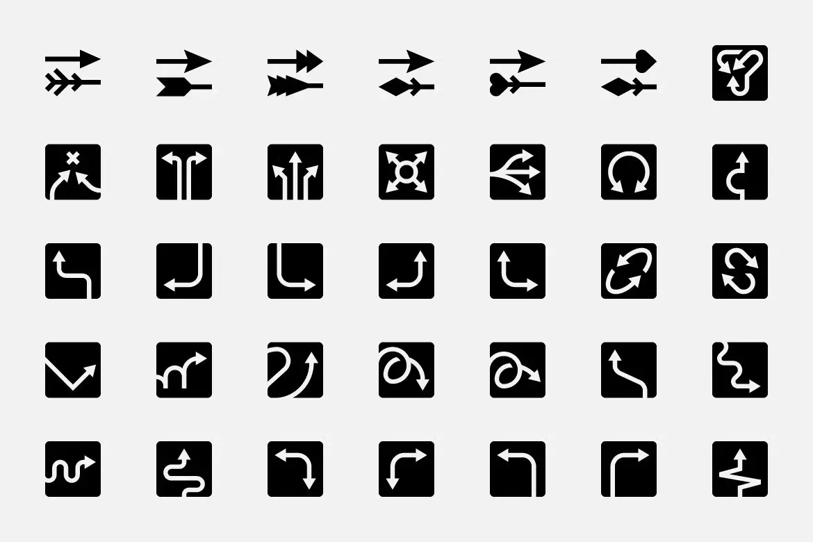 Arrow Icons 3 arrow icons3