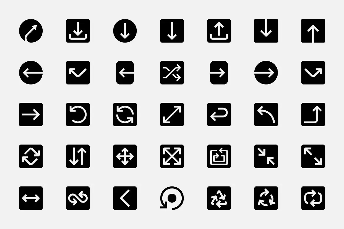 Arrow Icons 5 arrow icons5