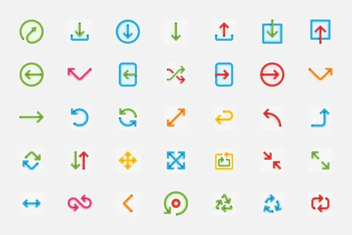 Arrow Icons 6 arrow icons6