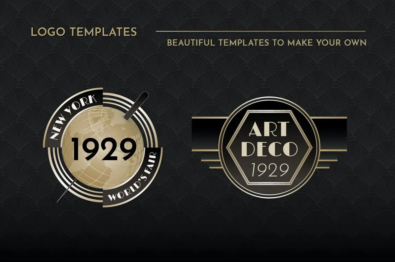 Art Deco Seamless Patterns Vol 1 5 art deco graphic pack06