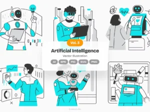 artificial intelligence character illustration3