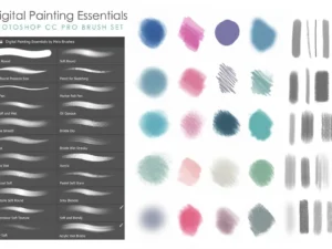 artistic matte painting photoshop brush set1