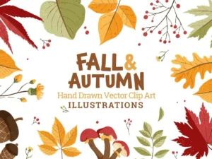 autumn fall leaf elements1