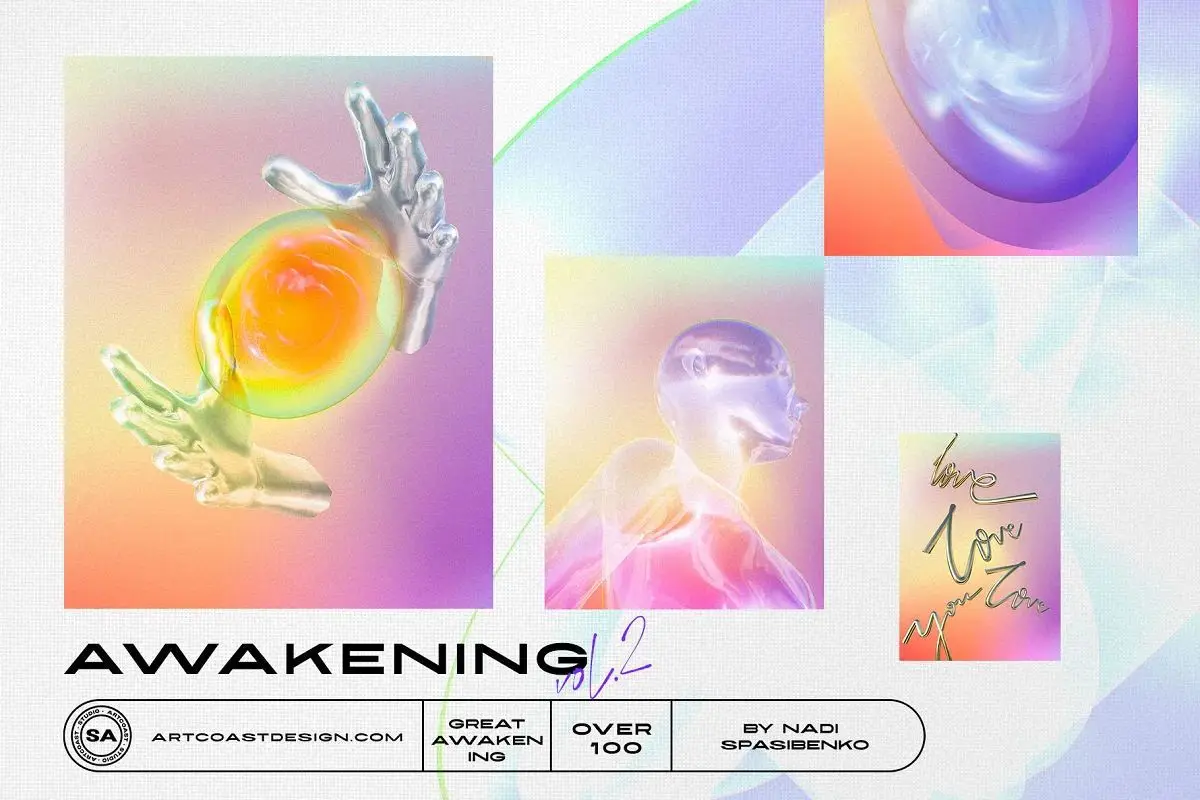 AWAKENING 3D Objects & Poster 8 awakening 3d objects poster