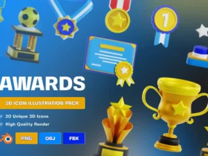 awards 3d illustration1