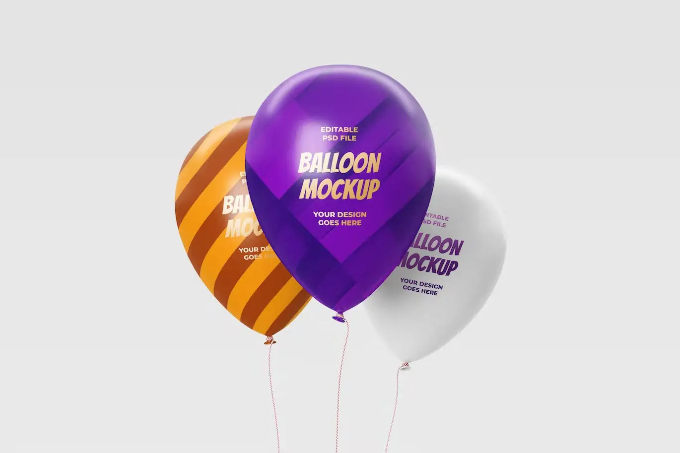 High Quality Balloon Mockup