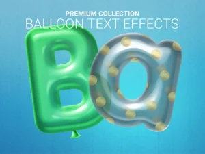balloon text effect1