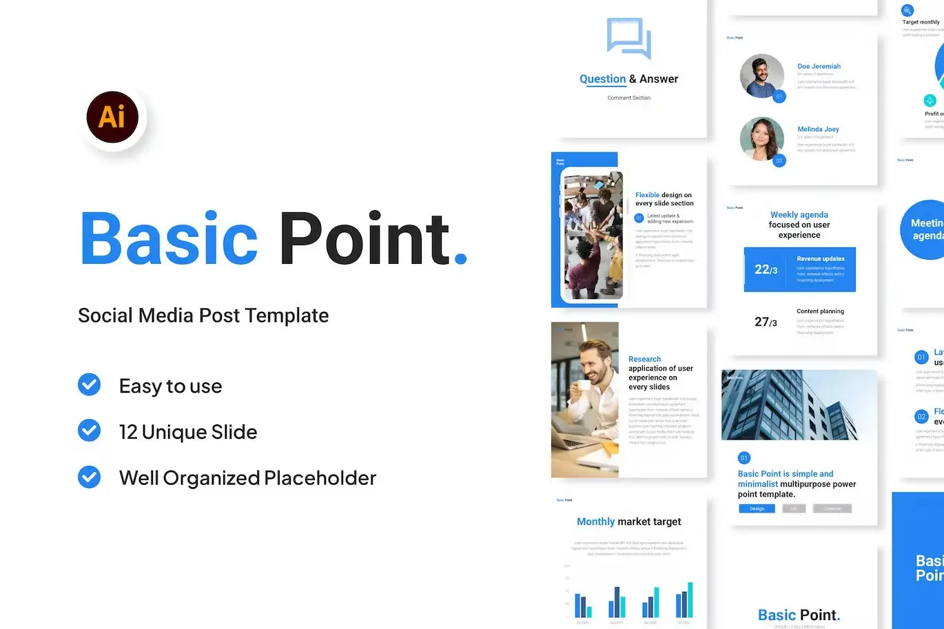 Basic Point General Social Media Template Ai
