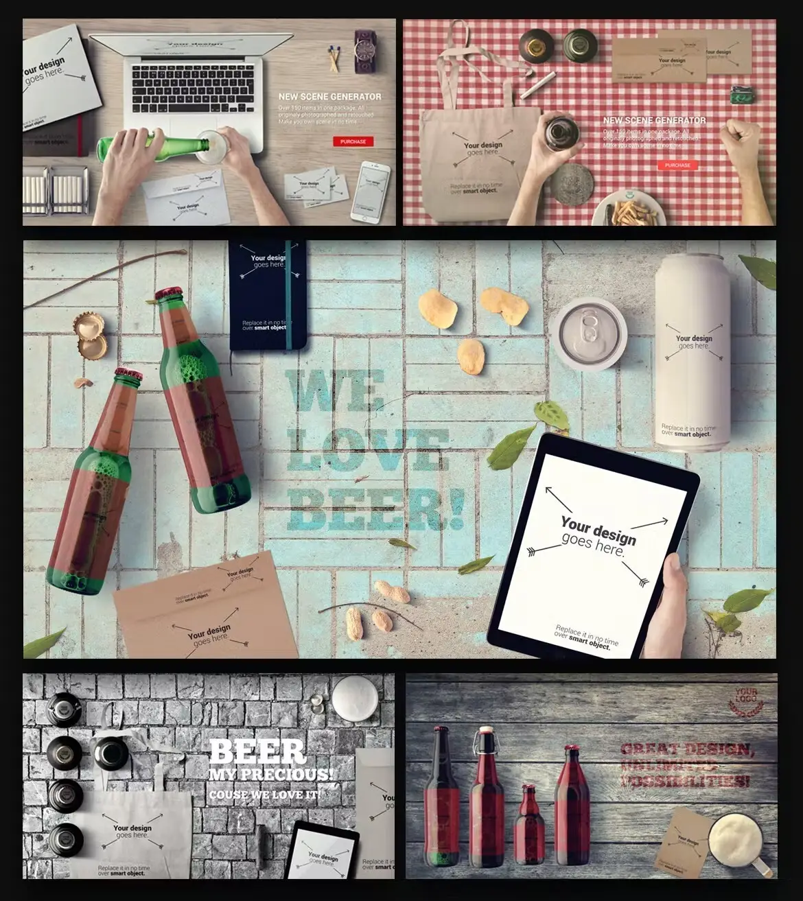 Beer & Bar Mockup & Hero Images Scene Generator 11 beer bar mockup hero images scene generator08