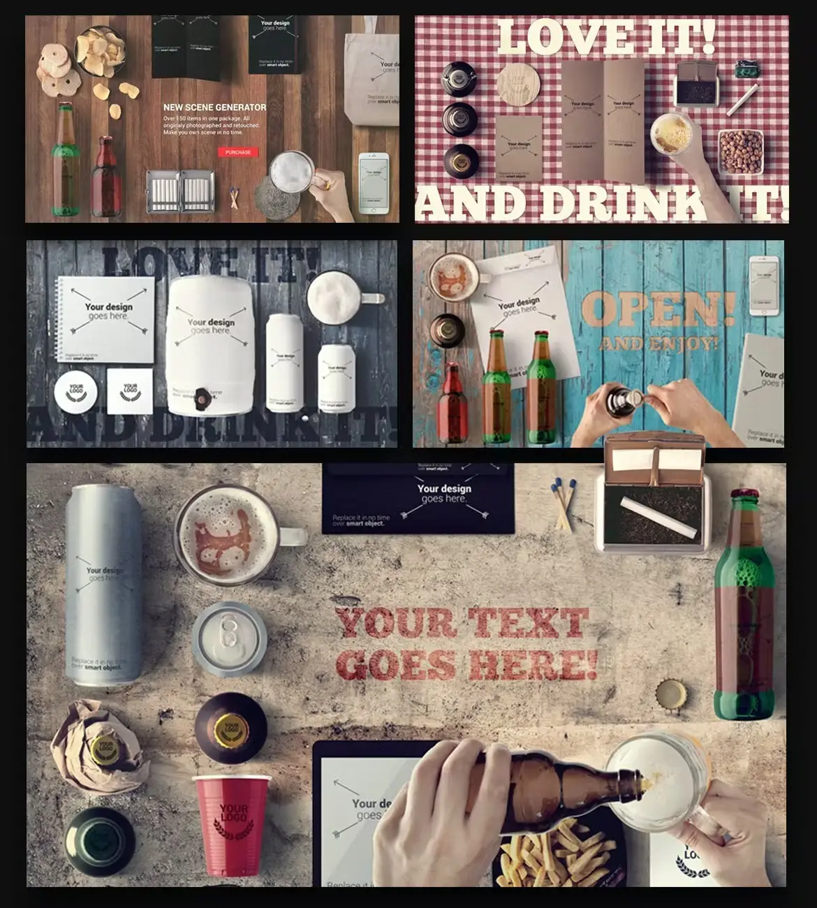 Beer & Bar Mockup & Hero Images Scene Generator 9 beer bar mockup hero images scene generator12