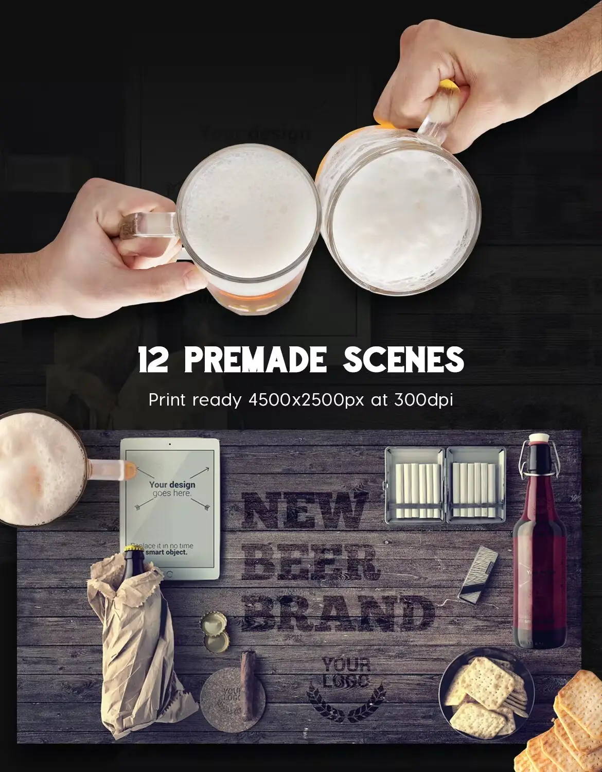 Beer & Bar Mockup & Hero Images Scene Generator 10 beer bar mockup hero images scene generator13