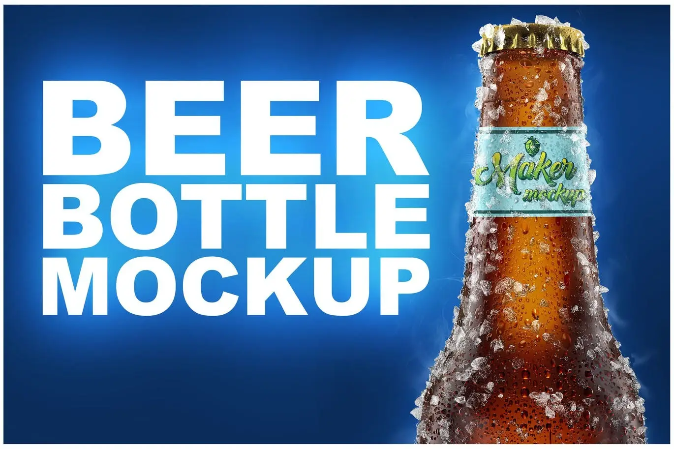 Beer Bottle Mockup