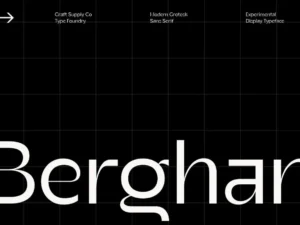 berghan modern grotesk