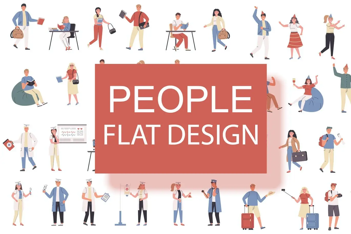 BIG Collection Flat People Character