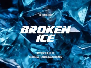 blue broken ice seamless texture backgrounds01