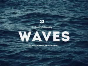 blue sea waves photography1