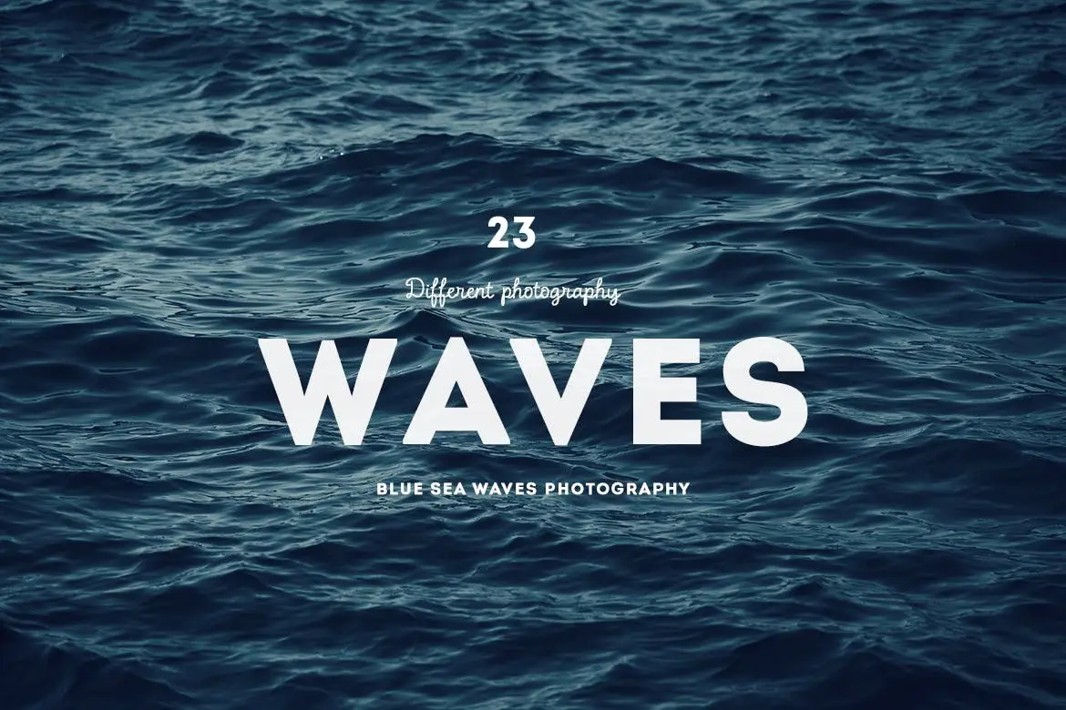 Blue Sea Waves Photography