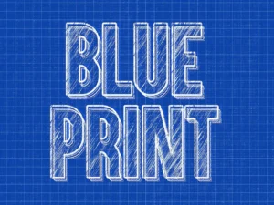 blueprint text effect1
