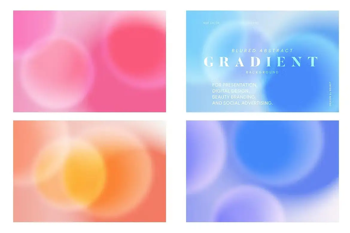 Blured Abstract Gradient Background Vol 1