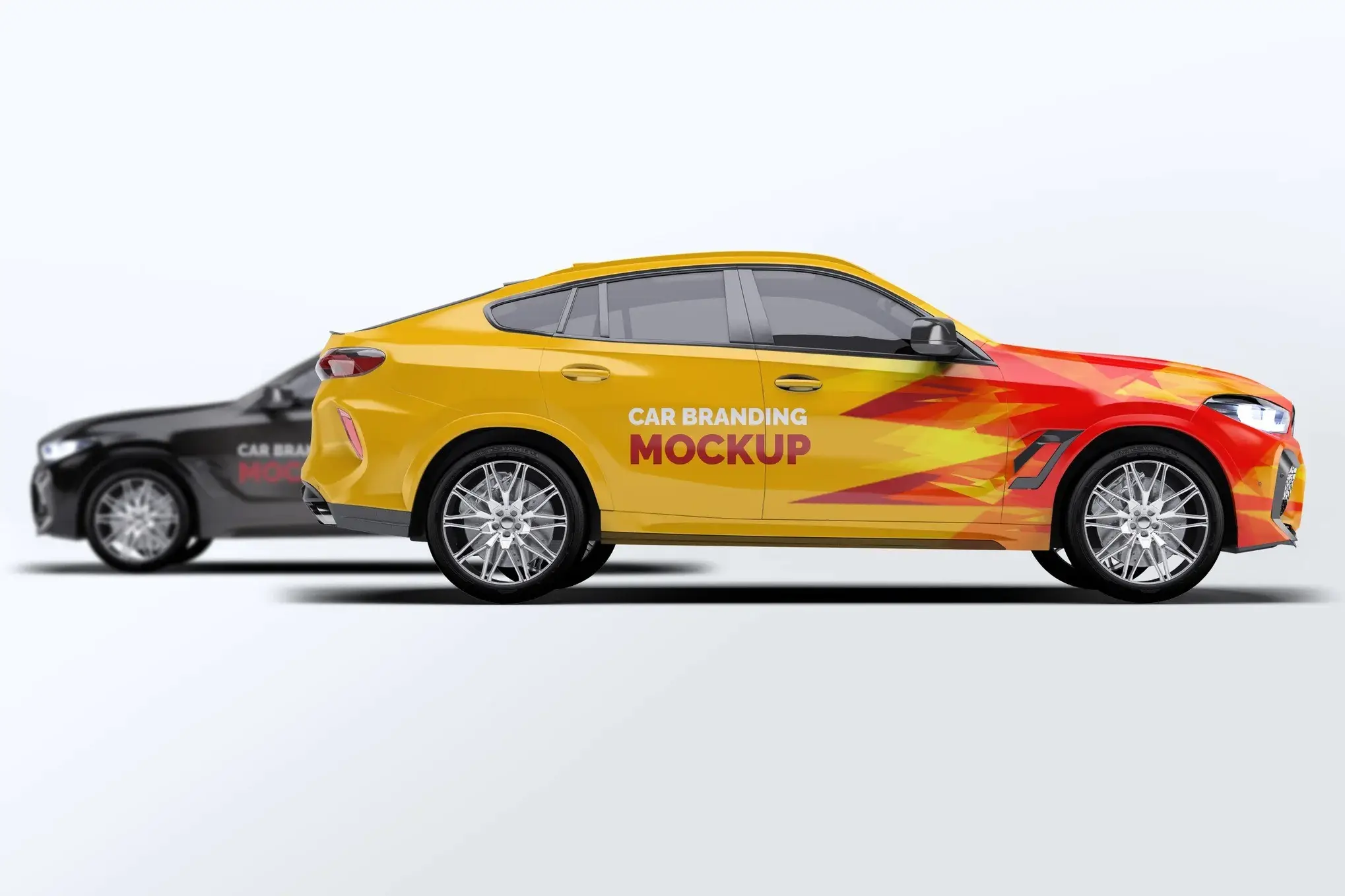 BMW X6 Car Mockup 1 bmw x6 car mockup1