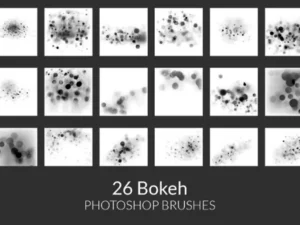 bokeh photoshop brushes christmas bokeh brushes2