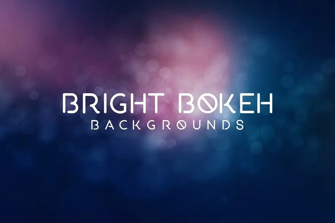 Bright Bokeh Effect Background