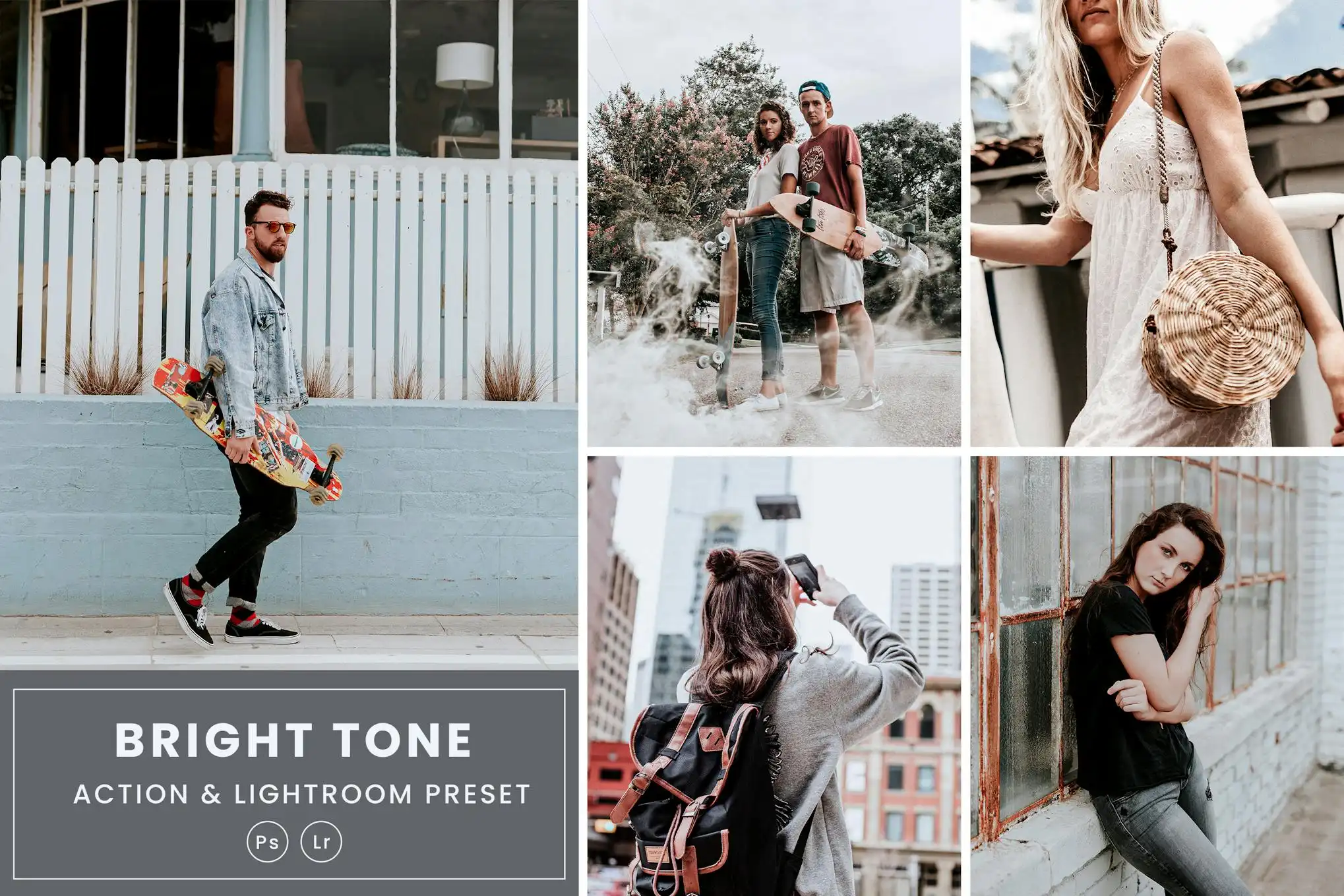 Bright Tone Action & Lightroom Presets