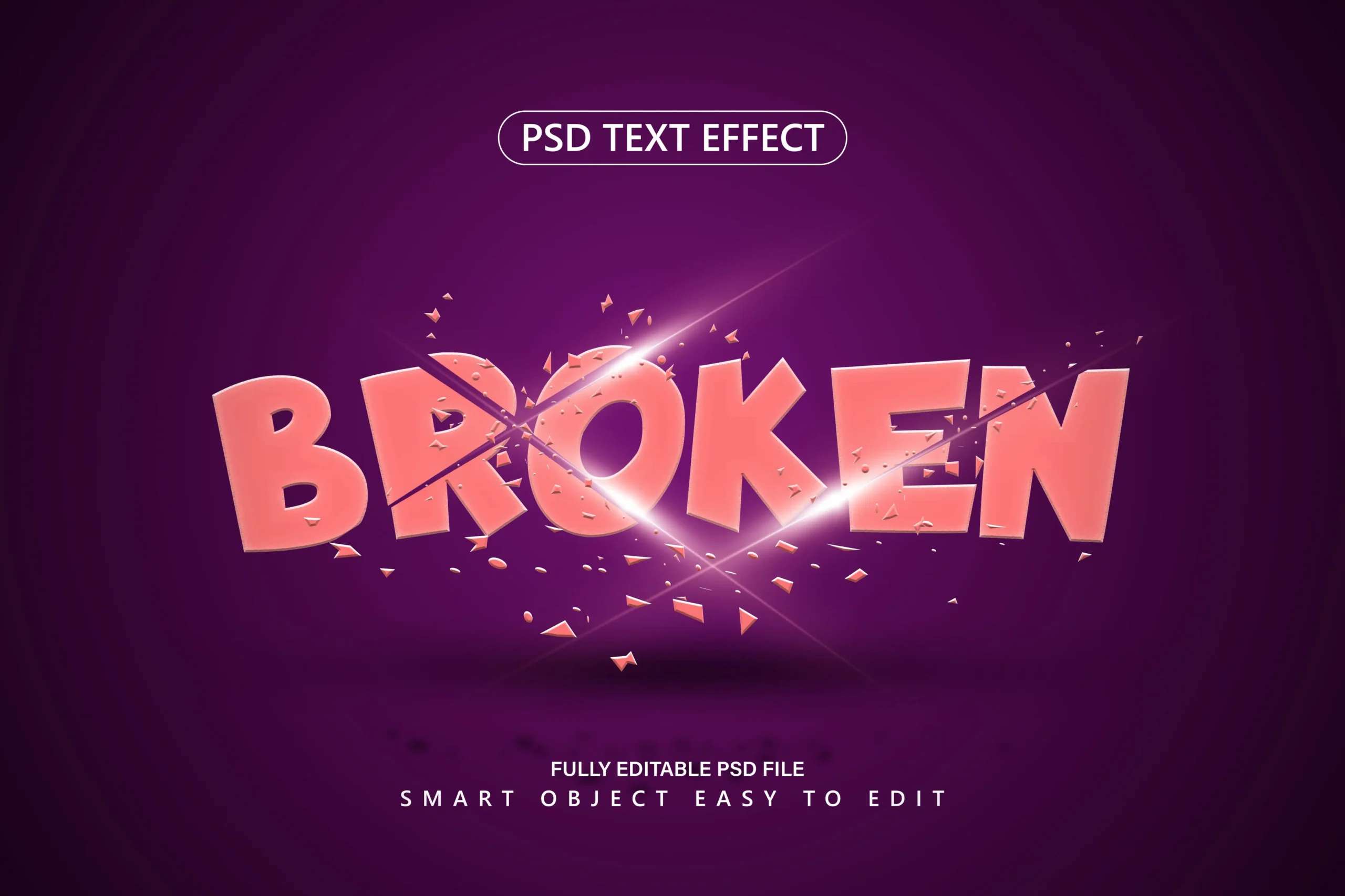 Broken Text Effect