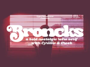 broncks retro font01
