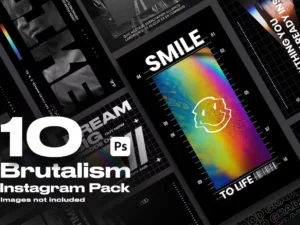 brutalism instagram pack1