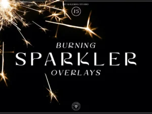 burning sparkler overlays1