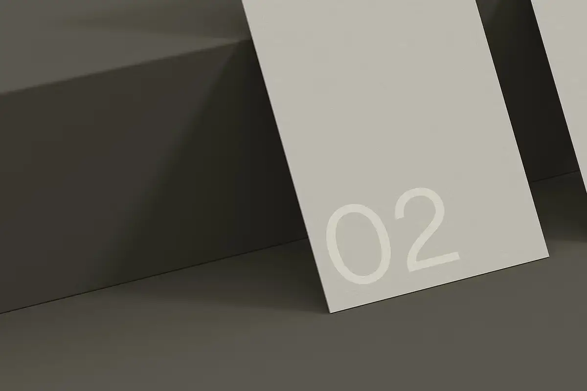 Business Card 02 Standard Mockup