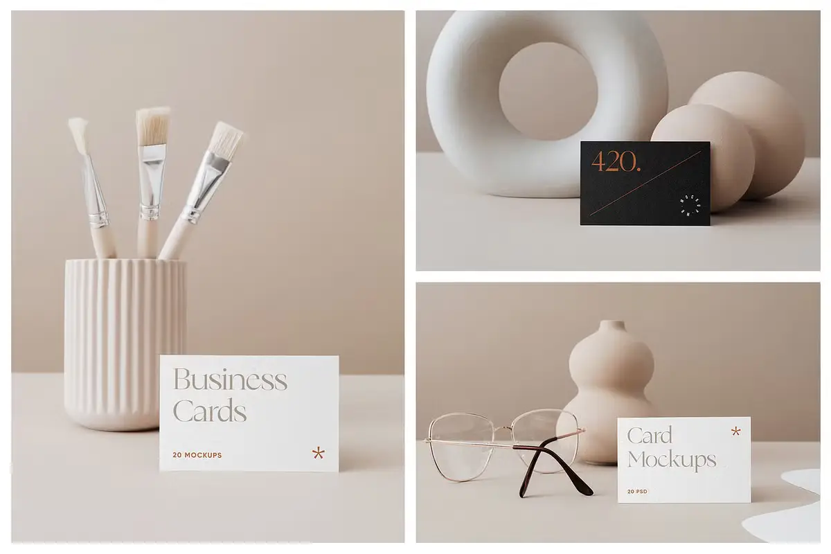 Business Card Mockups Vol.1