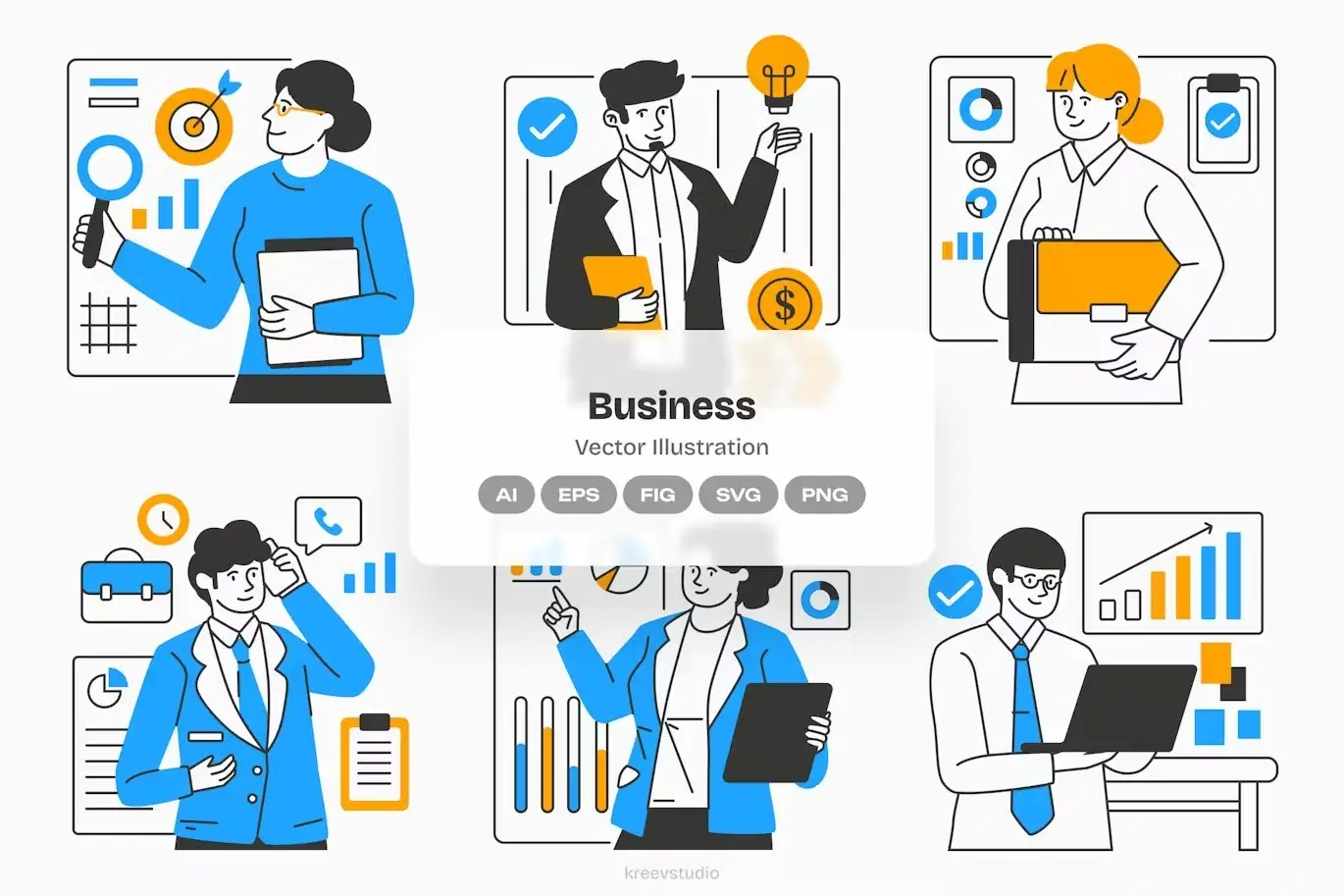 Business Character Illustration