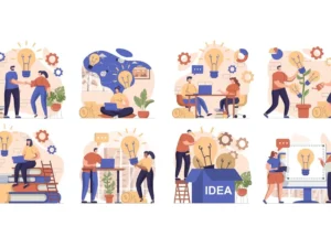 business web illustration set1