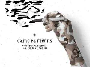 camo vector patterns1