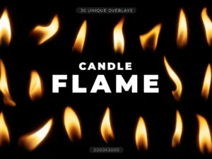 candle flame overlays1