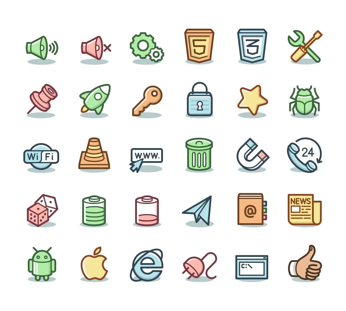 Capitalist Icons: Web Essentials 3 capitalist icons02